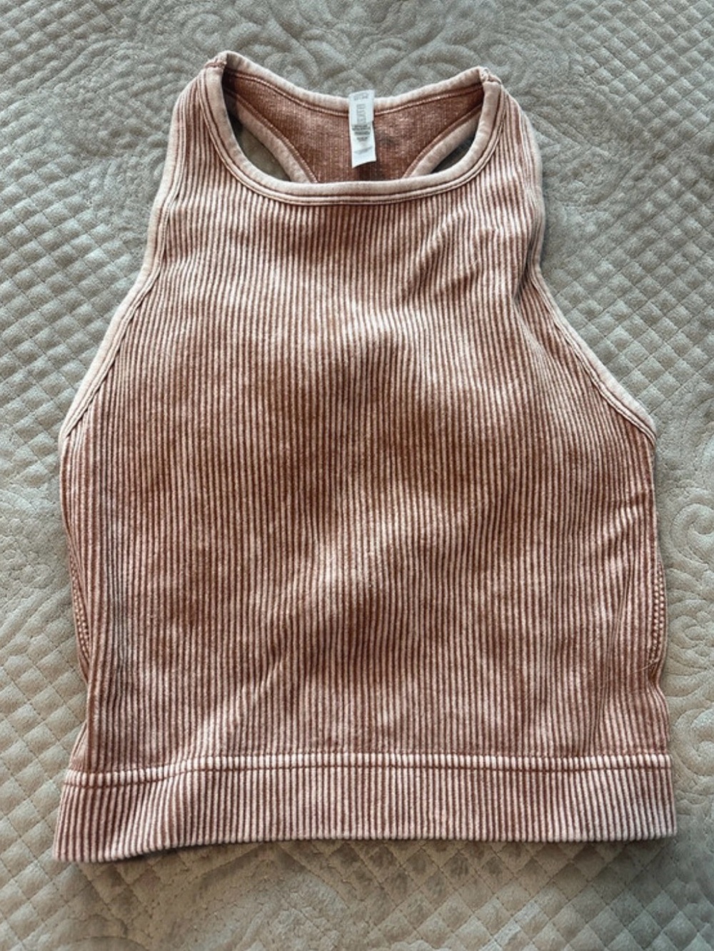 Zenana Outfitters Ribbed Scoop Neck Sweater - Blush Pink - Picture 3 of 3